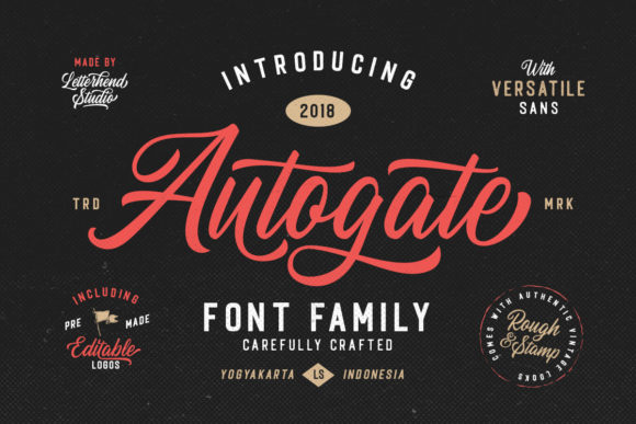 Autogate Family: A Font Duo That Actually Works Together