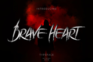 Brave Heart: The Urban Paintbrush Font That Demands Attention