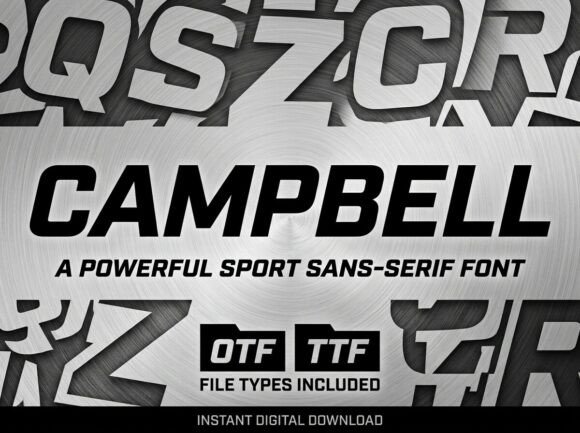 Campbell: The Bold Display Font for Unforgettable Branding