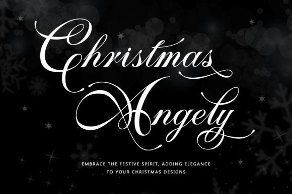 Christmas Angely: A Font That Captures Holiday Elegance