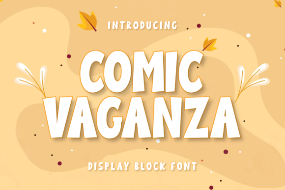 Comic Vaganza: The Bold Display Font for Creative Projects