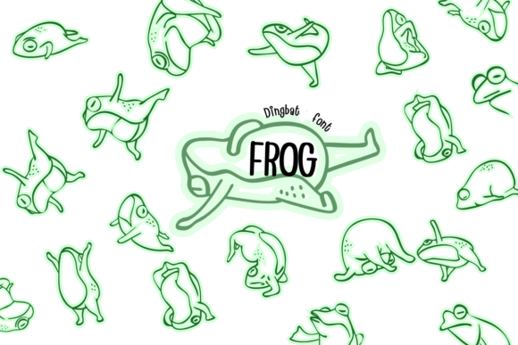 Frog: A Playful Dingbat Font to Jumpstart Your Creativity