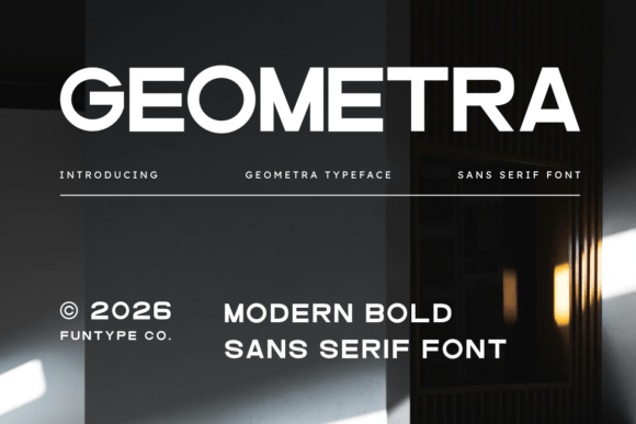 Geometra: The Bold Modern Typeface for Impactful Design