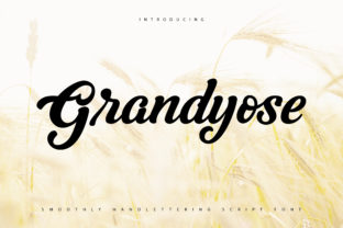 Grandiose: A Handwritten Font for Elegant Branding & Design
