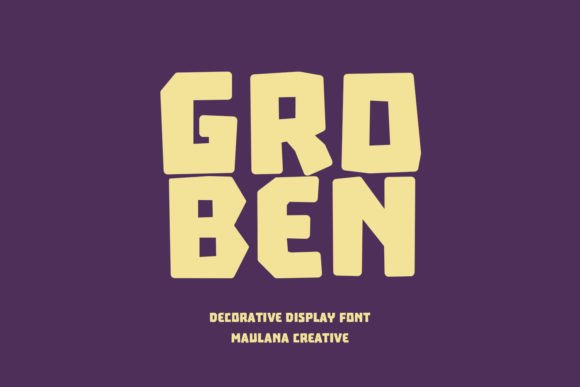 Groben: The Bold Display Typeface for Modern Brands