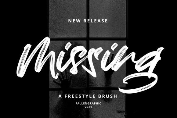 Missing Font: The Handwritten Brush Style for Authentic Designs