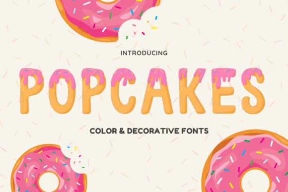 Popcakes: A Playful Color Font for Modern Creators