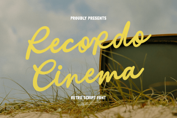 Recordo Cinema: A Retro Script Font for Vintage Charm