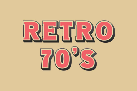 Retro 70s: A Color Font That Brings Bold, Groovy Energy to Modern Design