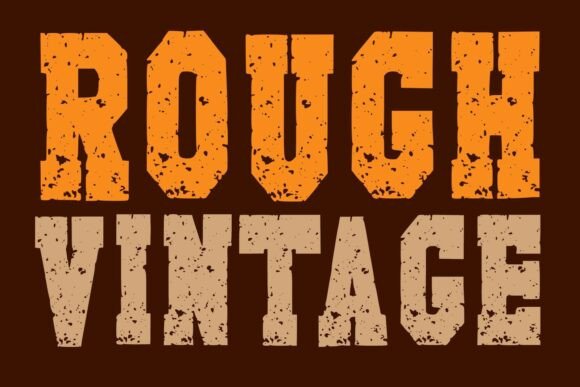 Rough Vintage: Capturing Authentic Character in Your Designs