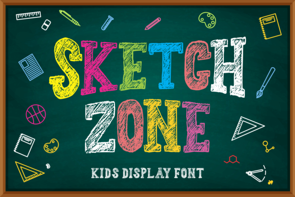 Sketch Zone: The Display Font That Brings Quirky Energy to Your Designs