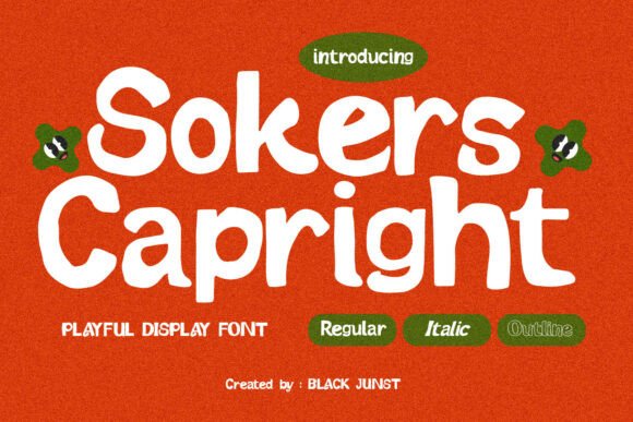 Sokers Capright: A Font with Playful Personality for Bold Brands