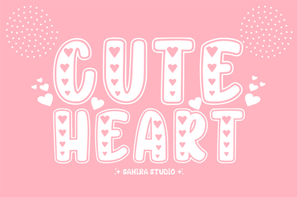 The Playful Power of Cute Heart: A Font for Sweet Designs