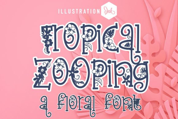Tropical Zooping: A Font That Brings the Jungle to Your Designs