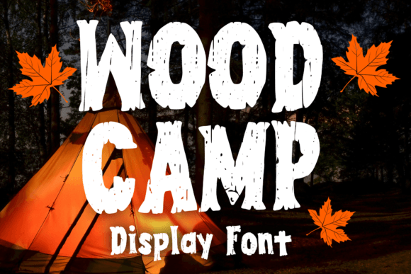 Wood Camp: A Playful Typeface for Bold, Fun Projects